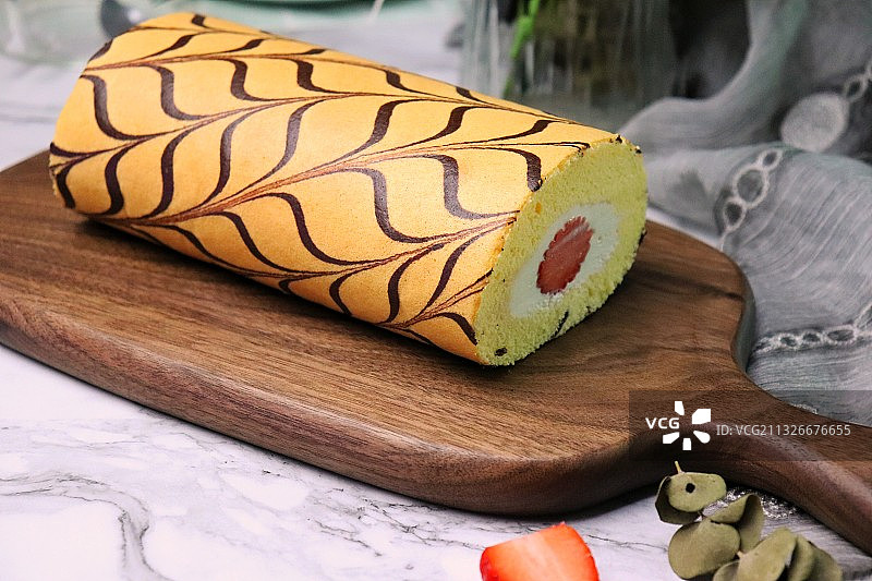 蛋糕卷图片素材