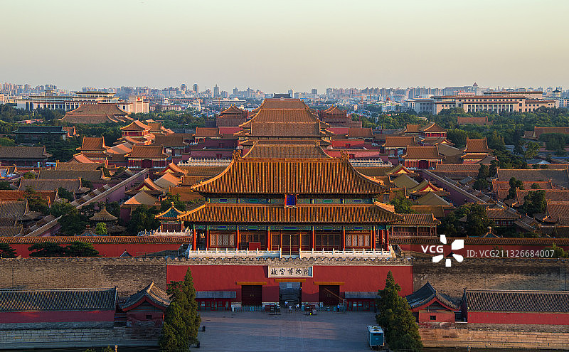 故宫全景图片素材