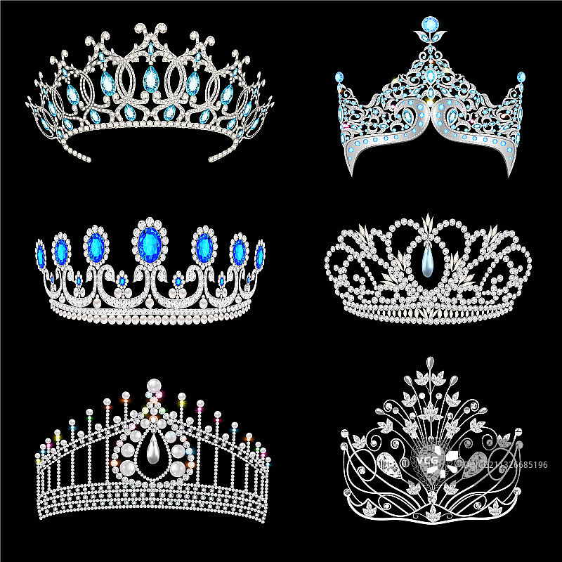 时尚系列珠宝头饰图片素材