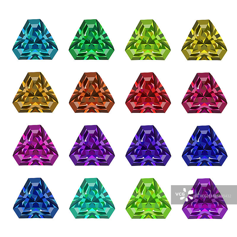 不同颜色的宝石图片素材