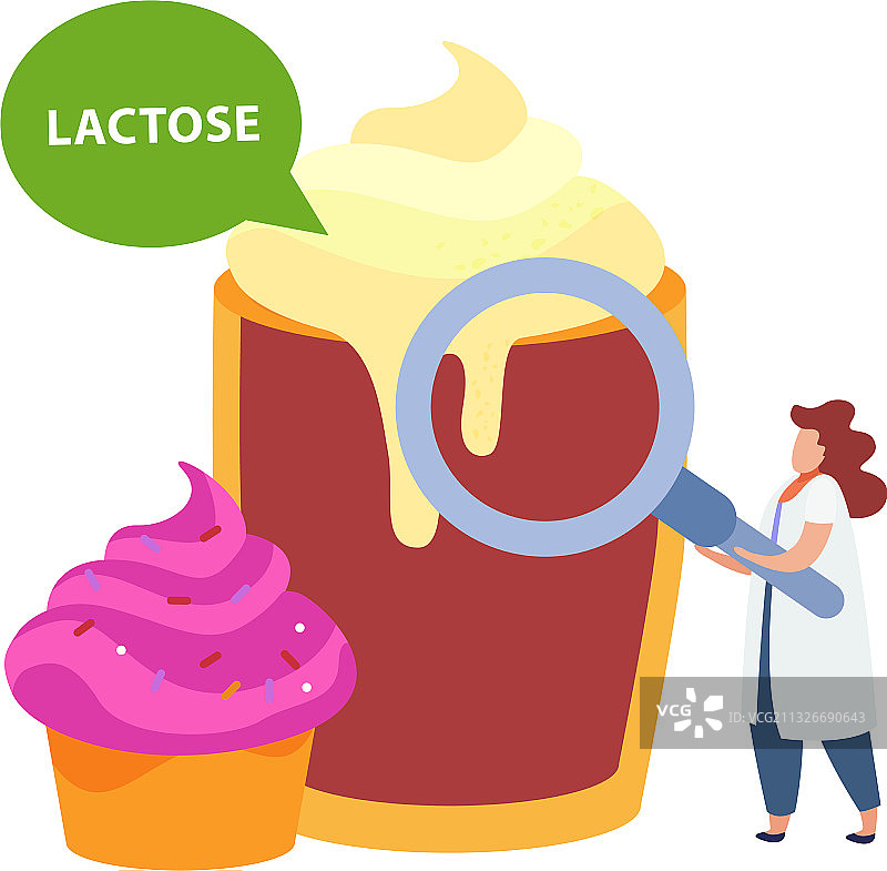 含有乳糖的糖果组合图片素材