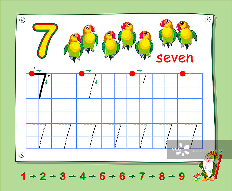 儿童数学教育学习图片素材