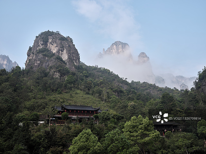 深山古寺图片素材