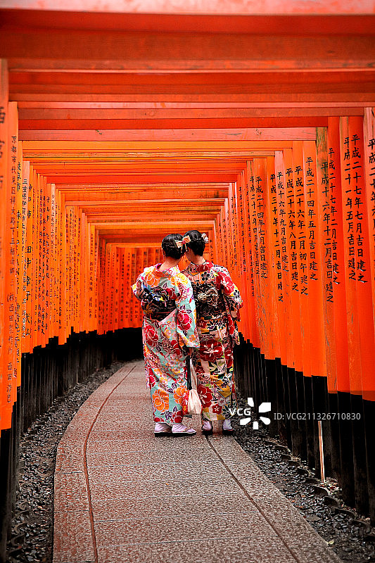 京都伏见稲荷大社图片素材