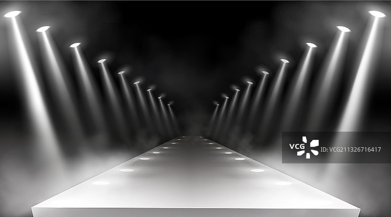 舞台发光聚光灯背景图片素材