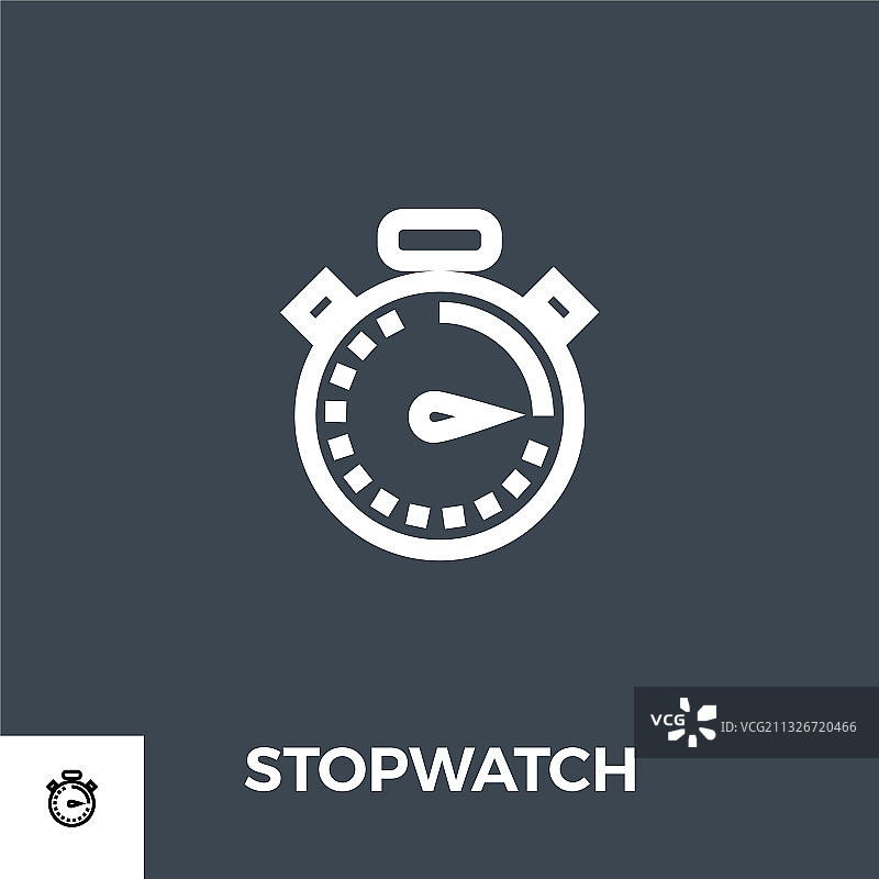 跑表字形图标图片素材