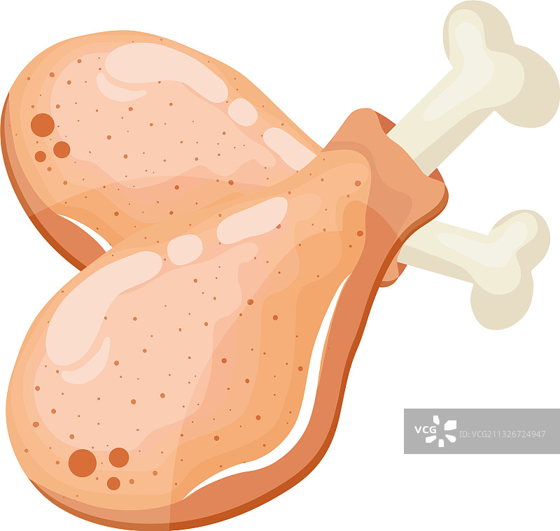 美味新鲜鸡腿肉图片素材