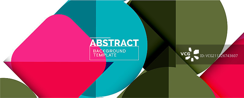 用简洁的几何抽象背景图片素材