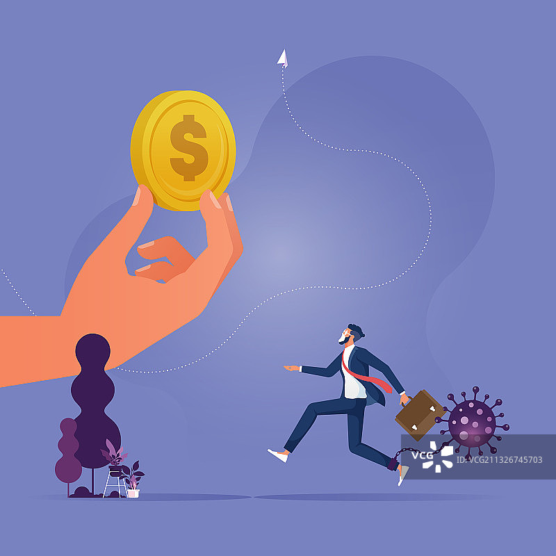 政府经济刺激商业援助图片素材