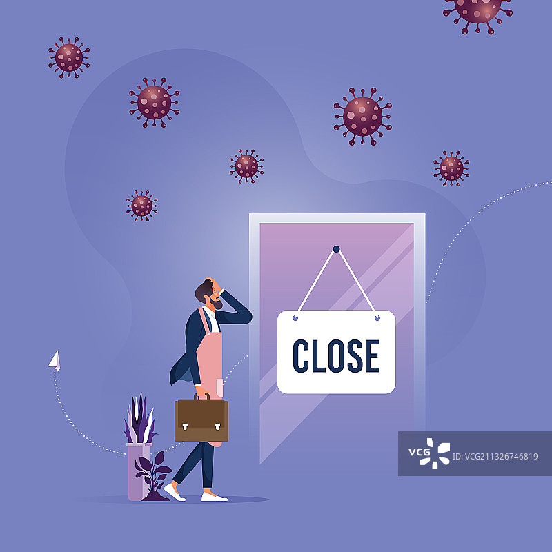 商店已关闭-破产企业图片素材