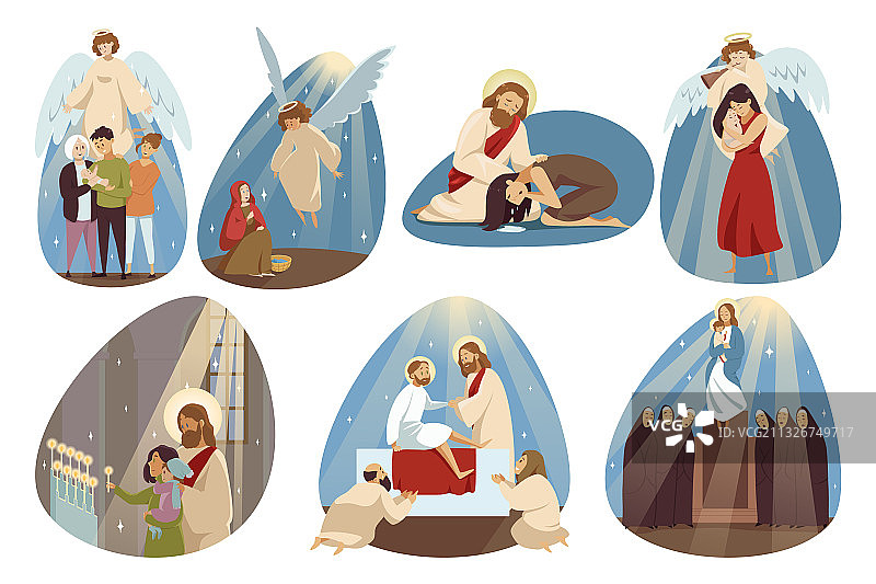 基督教圣经概念合集图片素材