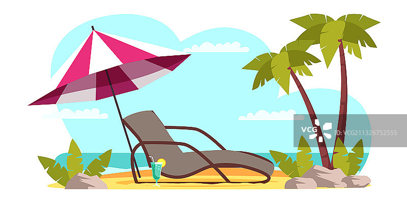 空旷的海滨度假公寓图片素材