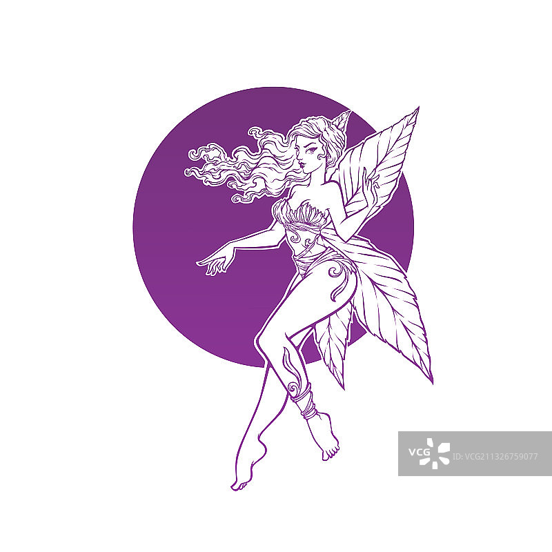 神秘精灵公主的奇幻世界图片素材