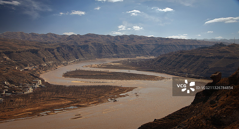 黄河又一弯图片素材