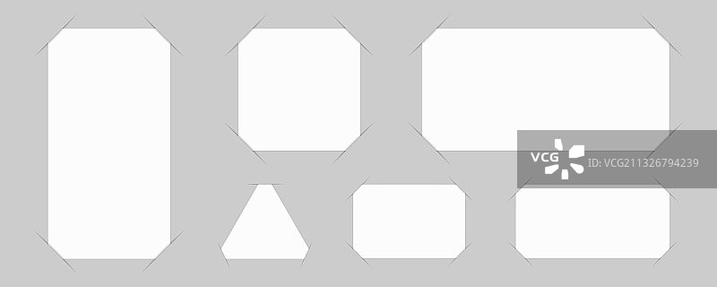 卡片收藏空模型设计图片素材