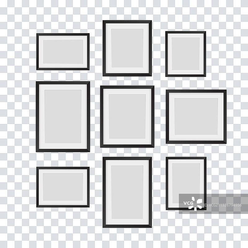 照片相框隔离图片相框模型图片素材