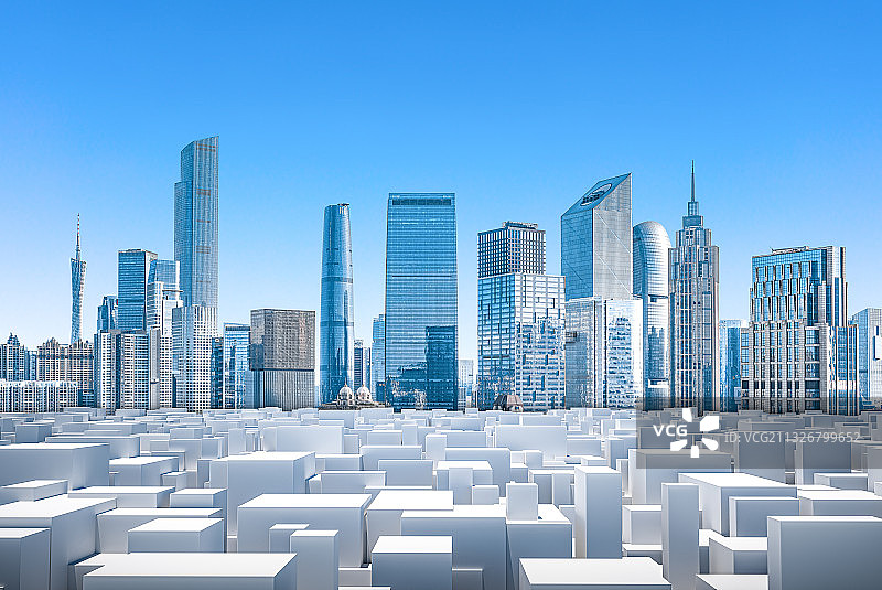 广州现代科技城市建筑图片素材