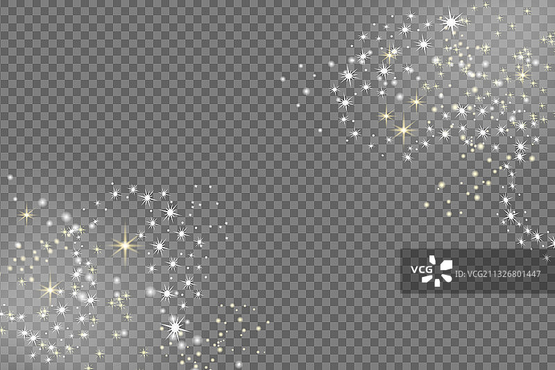 方格背景上的流星效果图片素材