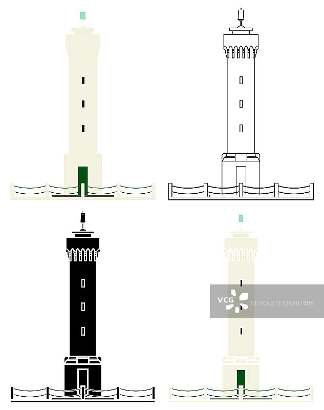 巴西塞古鲁港灯塔图片素材