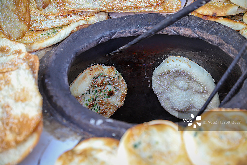 大饼烧饼制作图片素材