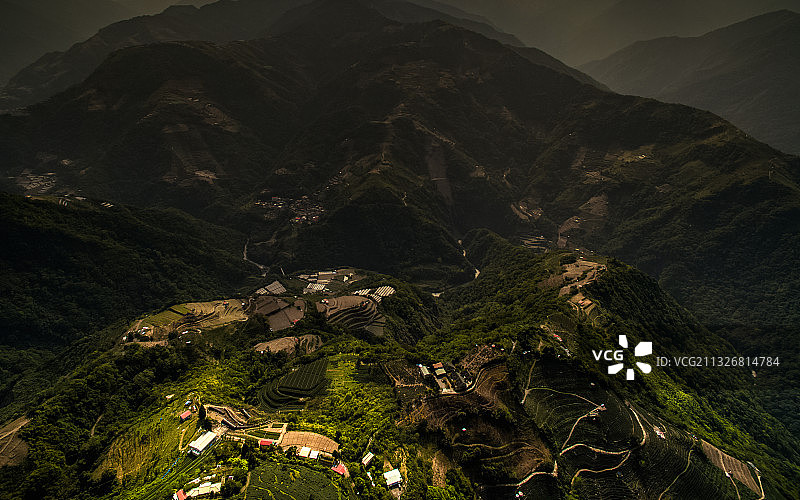 台湾南投县清境农场的乡村图片素材