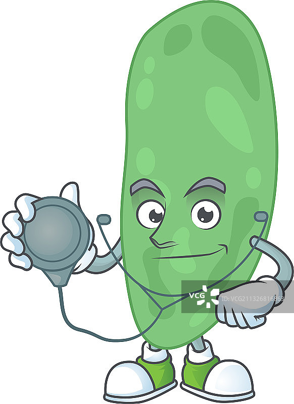 卡通嗜热菌医生图片素材