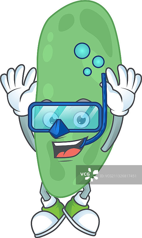 卡通嗜热菌概念图图片素材