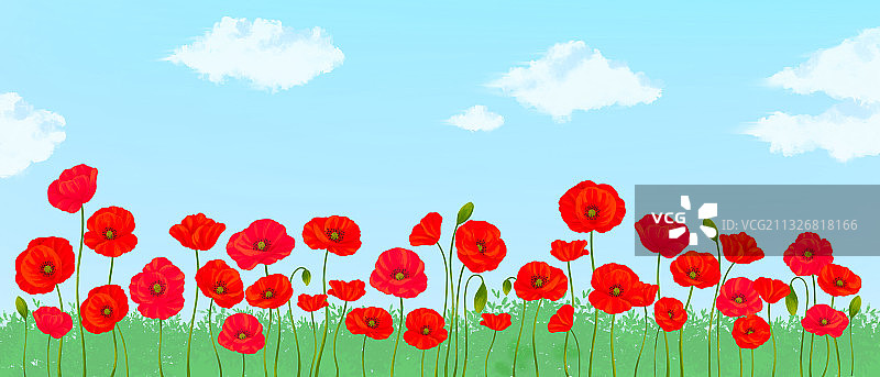 春季花卉框架图片素材