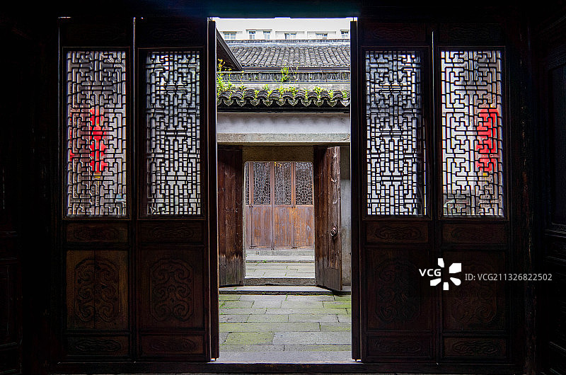 杭州市孩儿巷陆游纪念馆下城文史馆图片素材