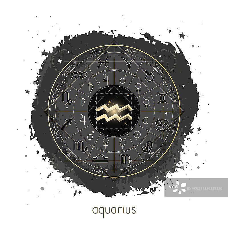 水瓶座图片素材