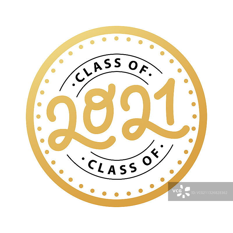 2021届毕业生毕业字母标志印章图片素材