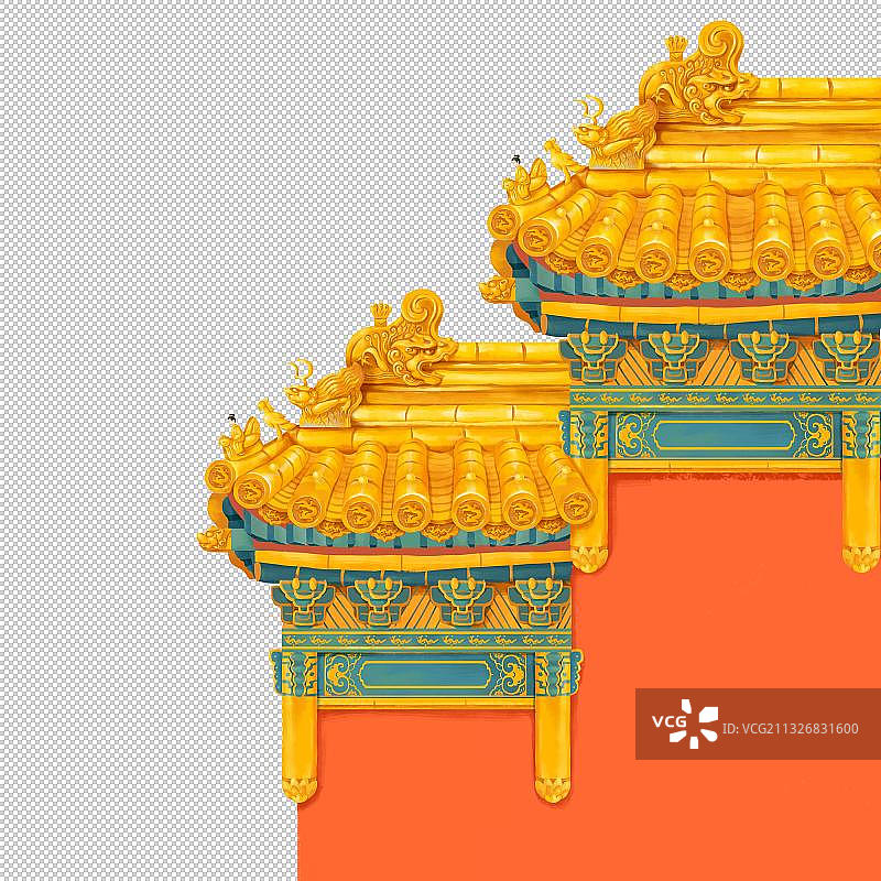 故宫房檐图片素材