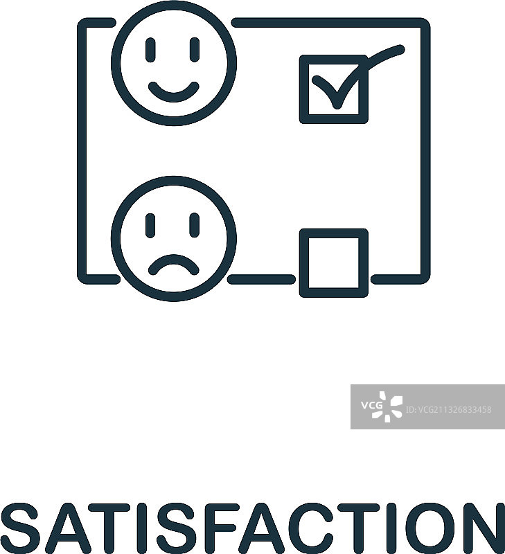 客户服务满意度图标图片素材