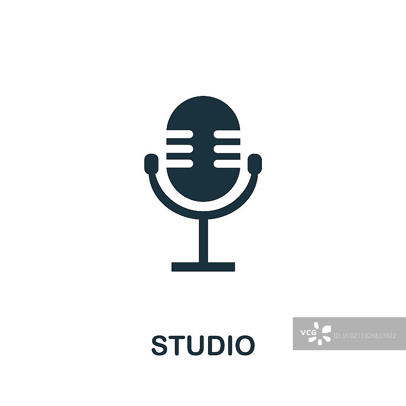 创意包中的简约工作室图标图片素材