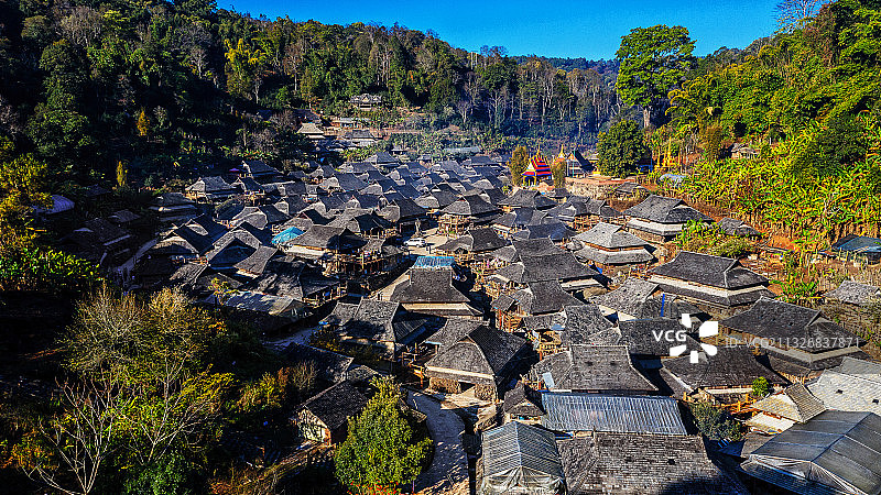 景迈山茶园古镇图片素材