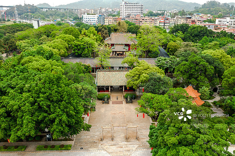 中国广东省广州市黄埔区庙头村南海神庙图片素材