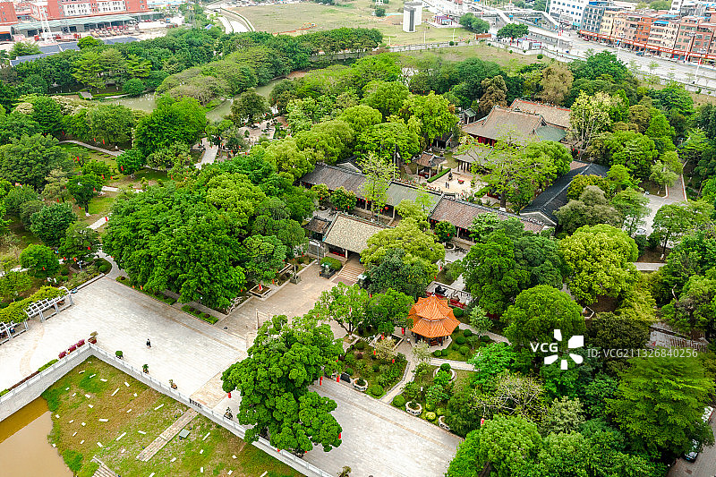 中国广东省广州市黄埔区庙头村南海神庙图片素材