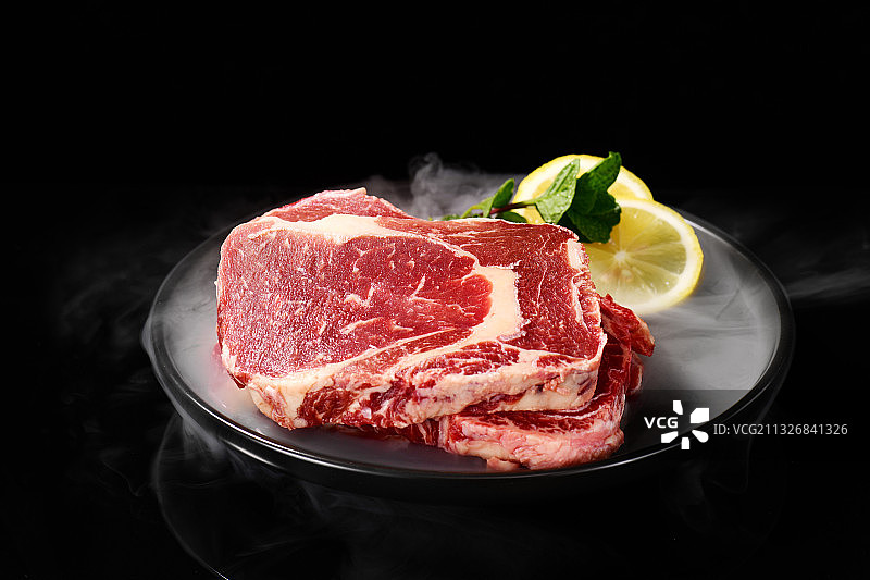 肉眼牛排图片素材