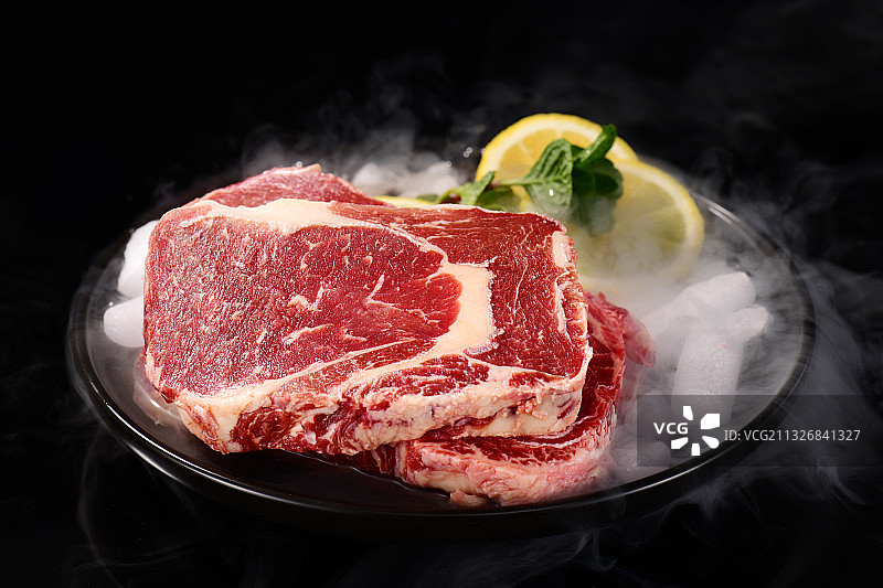 肉眼牛排图片素材