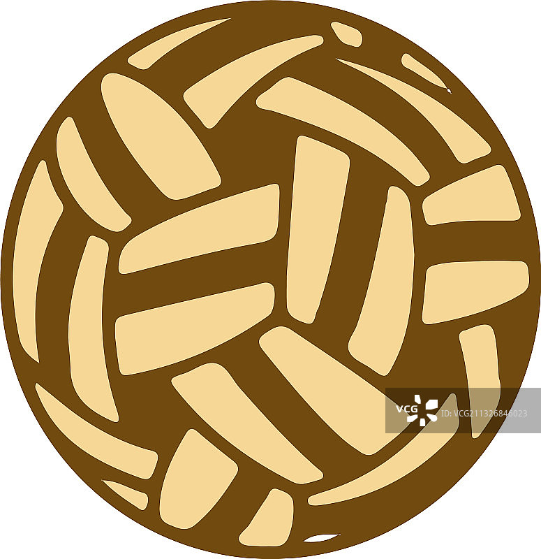 藤球图标，白色背景隔离图片素材