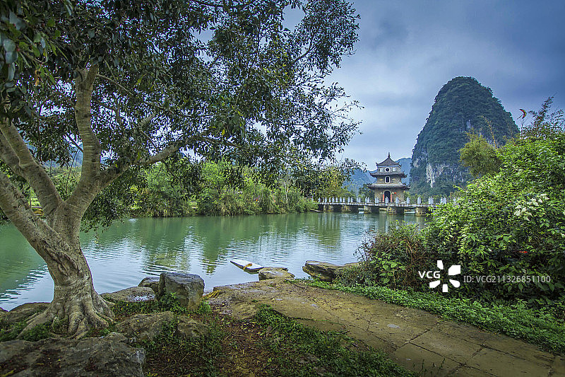 广西崇左市旧州古镇图片素材