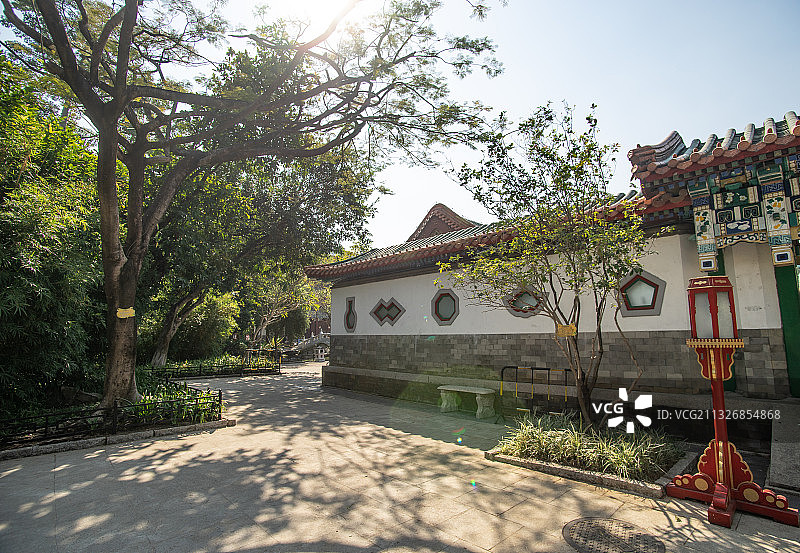 广东省珠海圆明新园建筑景观图片素材