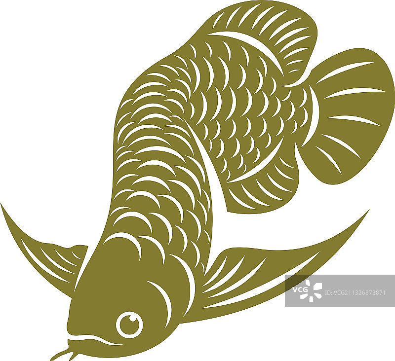 创意金龙鱼标志模板图片素材