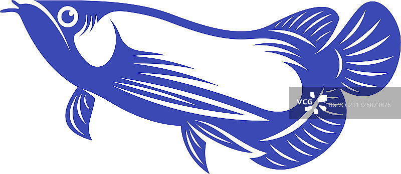 创意金龙鱼标志模板图片素材