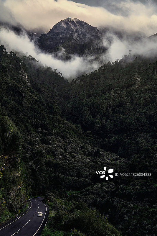 西班牙圣克鲁斯-德拉帕尔马La Palma风光图片素材