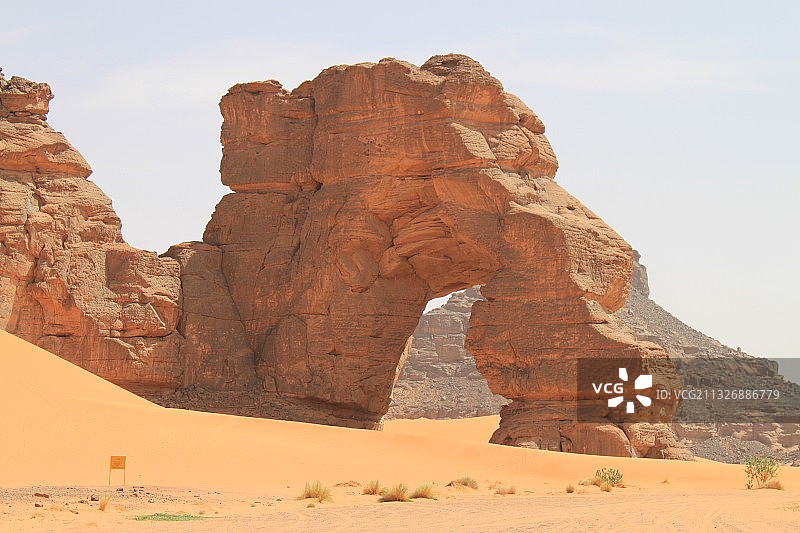 利比亚岩层景观图片素材