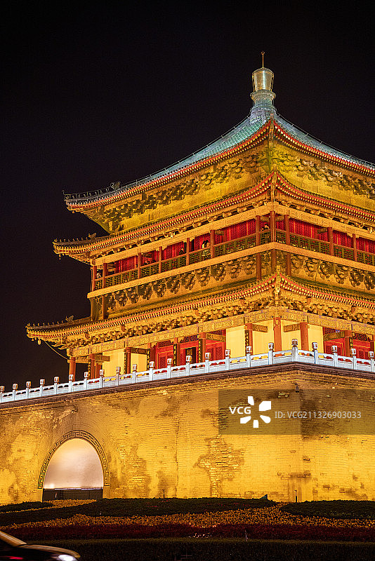 西安钟楼图片素材