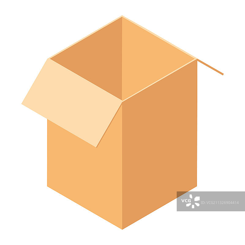 空纸板箱图片素材