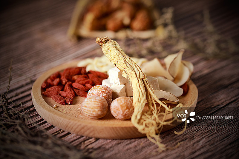 人参中药拍摄图片素材