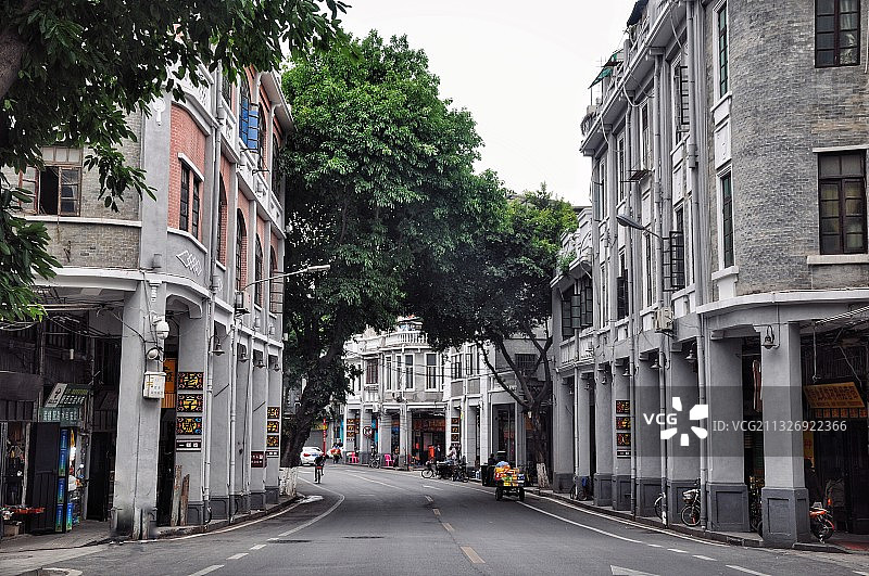 广州恩宁路骑楼图片素材